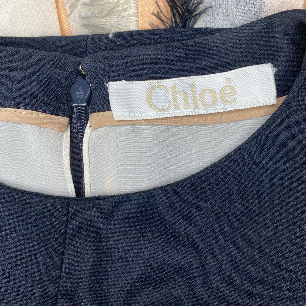 Chloe’ Plaid Print A-Line Dress 38 - Picture 5 of 5